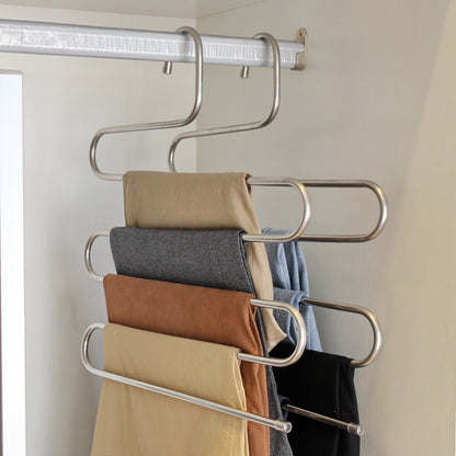 Stainless Steel Magic Clothes Trousers Hanger