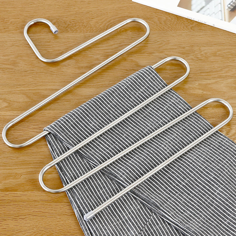 Stainless Steel Magic Clothes Trousers Hanger