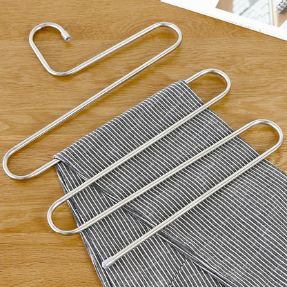 Stainless Steel Magic Clothes Trousers Hanger