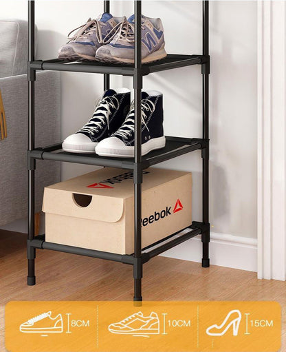 6 Tier Multipurpose Entryway Shoe Rack Storage Shelf Organizer