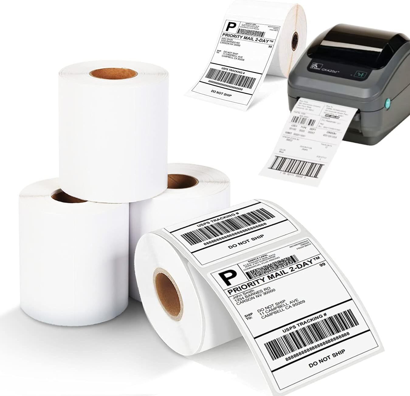 1500 X Thermal Self Adhesive Shipping Labels