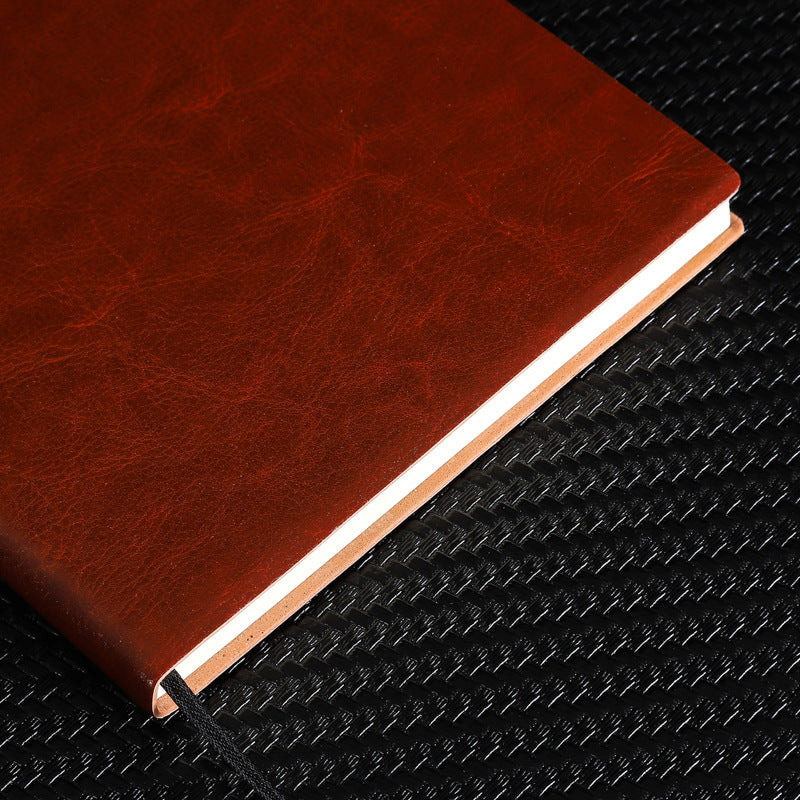 Classic Leather Like Hard Cover Notebook (Black)