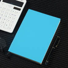 Classic PU Leather Cover A5 Notebook (Blue)