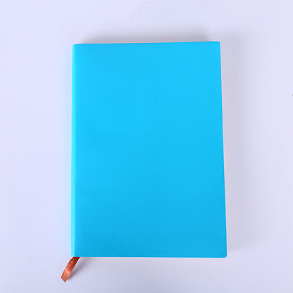 Classic Leather Like Hard Cover A5 Notebook (Blue)