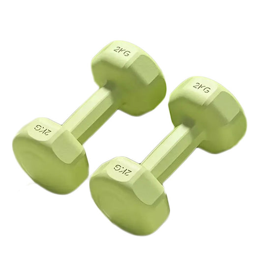 4kg Dumbbell Set 2kg Pair Neoprene Fitness Weights Green