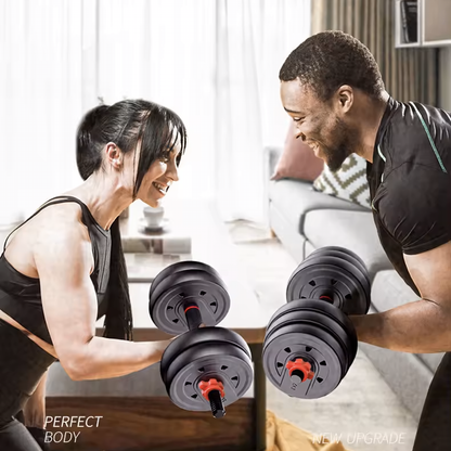 Fitplus Dumbbell Weights Set - 30kg (2 x 15kg)