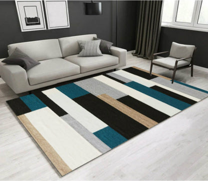 Large Fusion Modern Rug Carpet Mat (230 x 160)