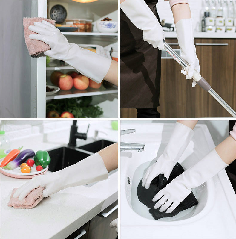 Waterproof Strong PVC Rubber Cleaning Gloves