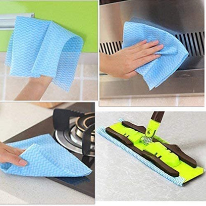 Disposable Reusable Cleaning Wipes Towels Dish Cloths (1 Roll)