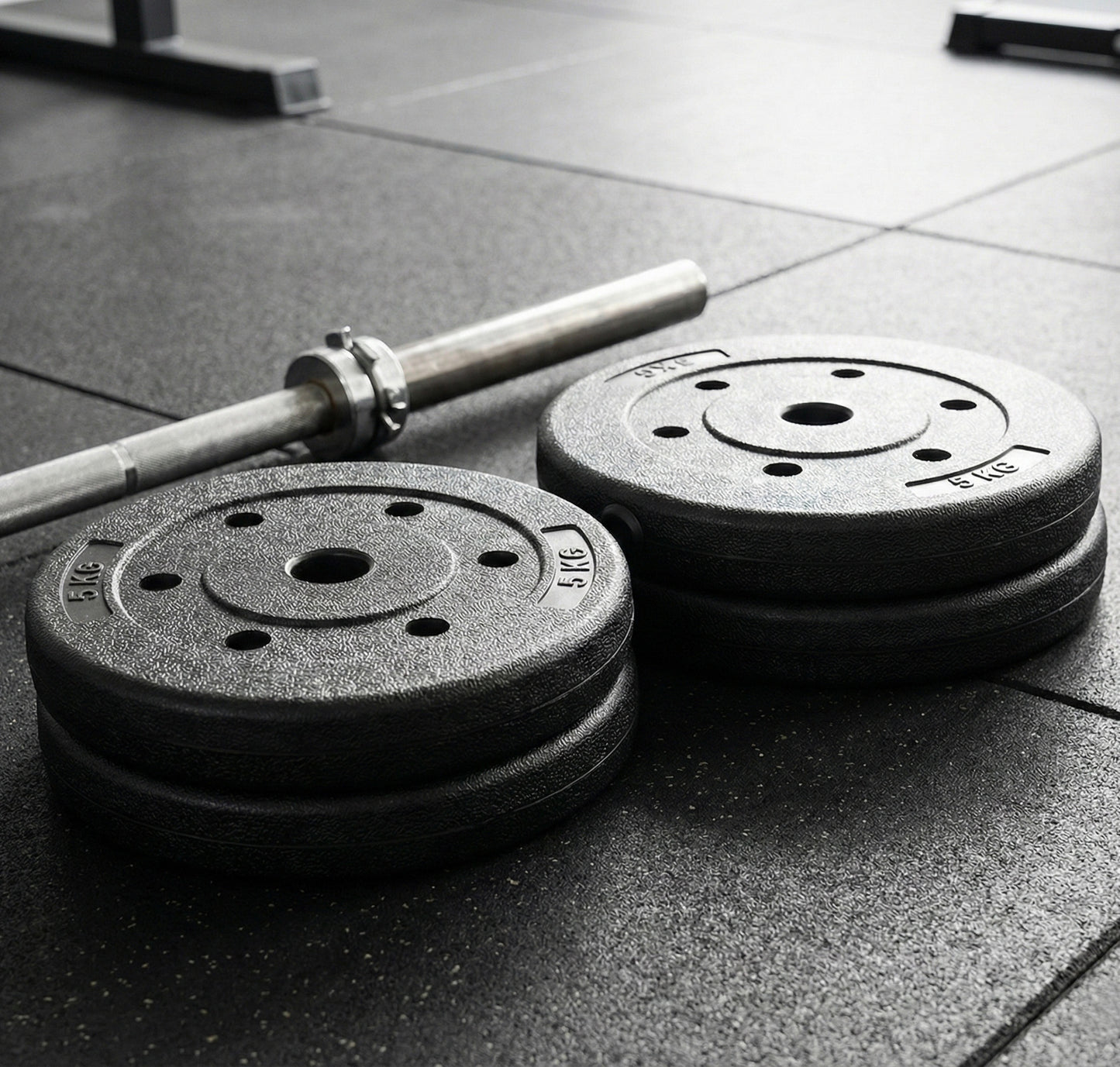 4 x 5kg Barbell Weight Plates Set 20kg Weights