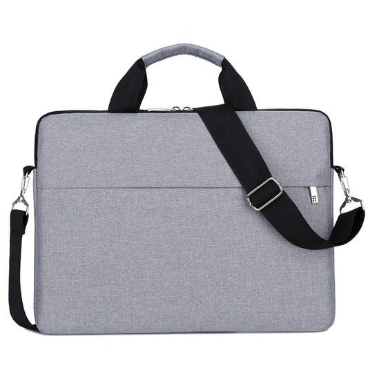 Laptop Bag Briefcase Handbag Carrying Case 15.6" (Grey)