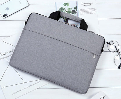 Laptop Bag Briefcase Handbag Carrying Case 15.6" (Grey)