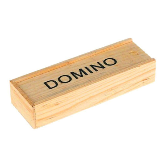 Dominoes in Wooden Box Domino Game Set