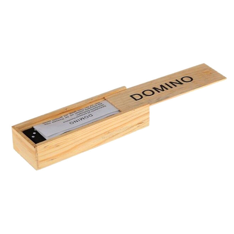 Dominoes in Wooden Box Domino Game Set