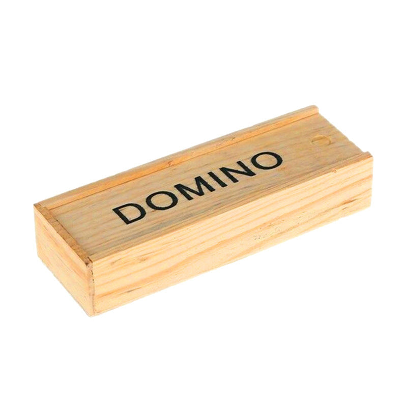 Dominoes in Wooden Box Domino Game Set