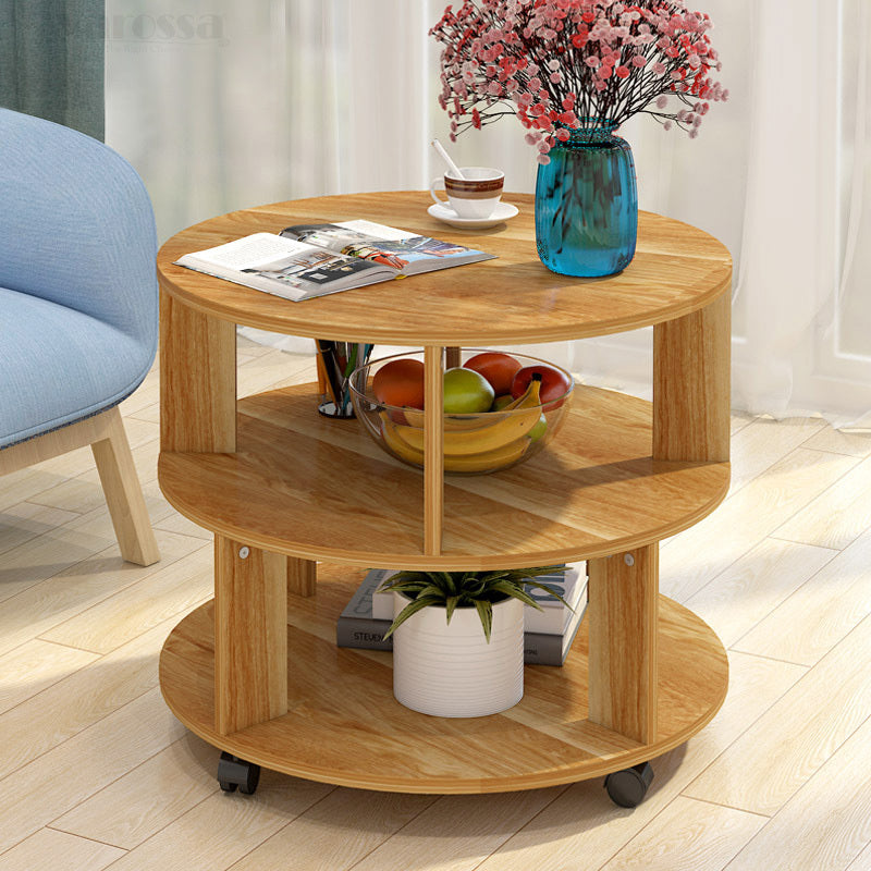 Vogue Round Coffee Table (Oak)