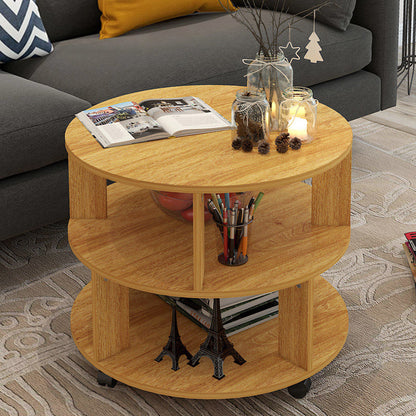 Vogue Round Coffee Table (Oak)