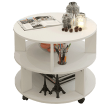 Vogue Round Coffee Table (White)