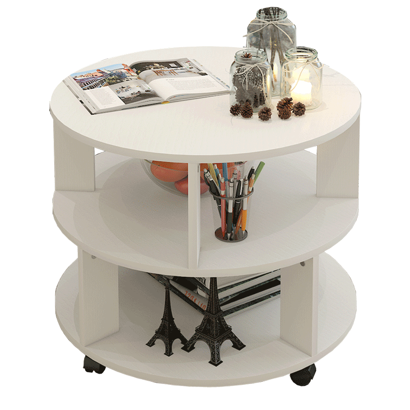 Vogue Round Coffee Table (White)