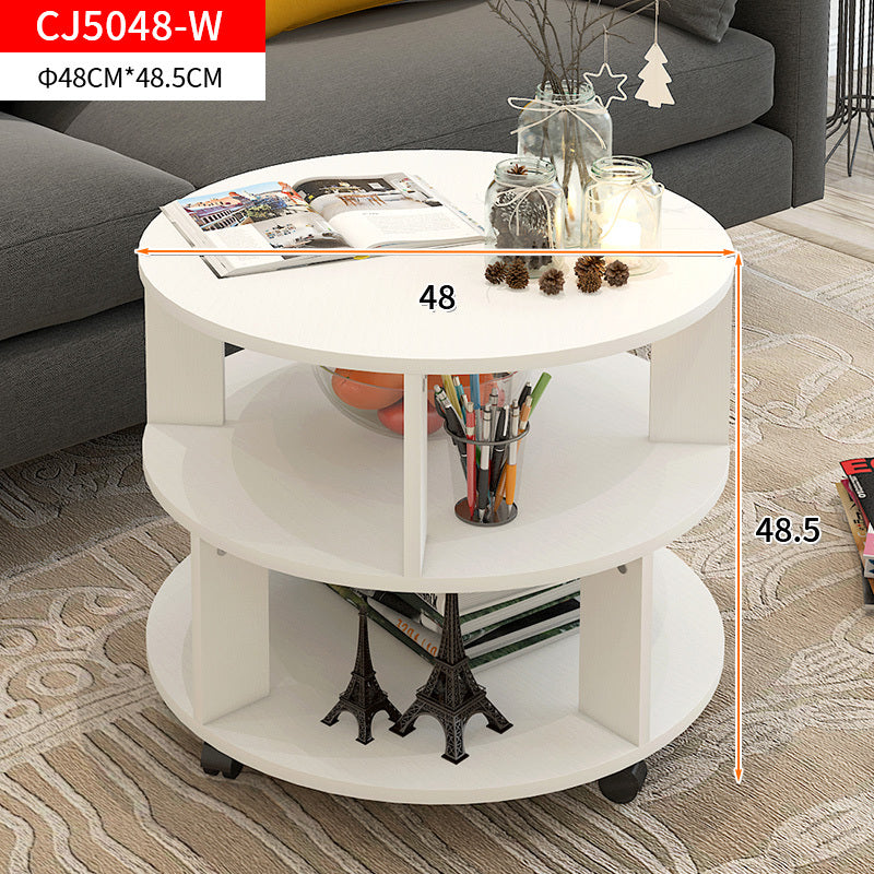 Vogue Round Coffee Table (White)