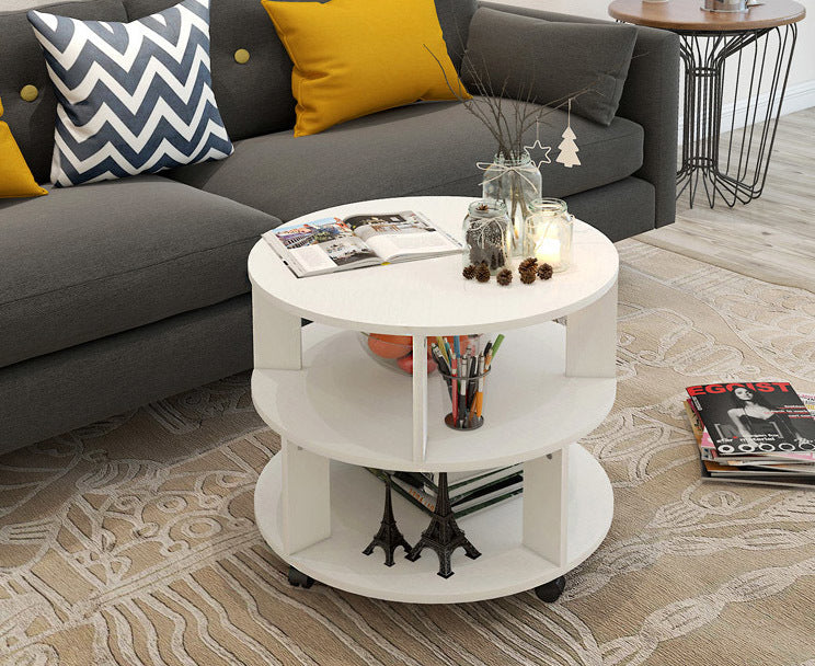 Vogue Round Coffee Table (White)