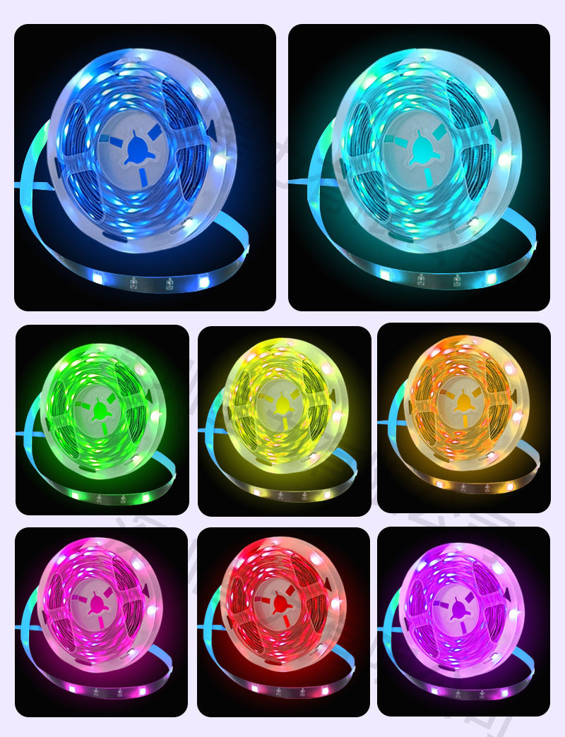 3M RGB LED Light Strip Colour-changing USB Lights with Remote