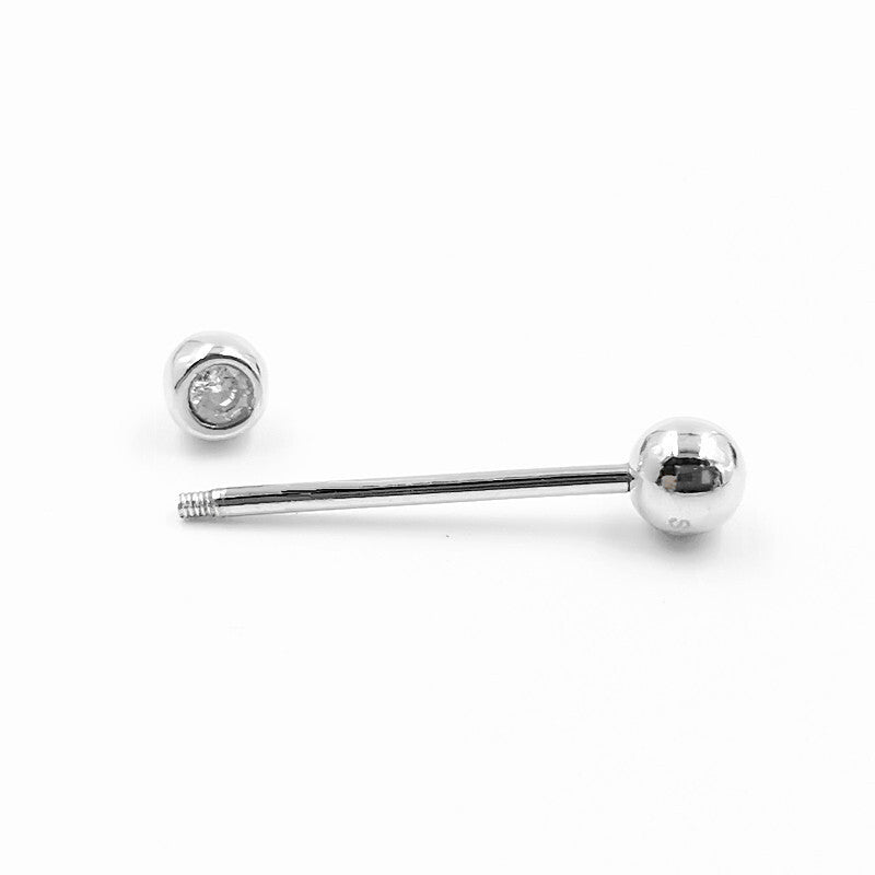 S925 Sterling Silver Navel Rings Body Piercing Jewellery