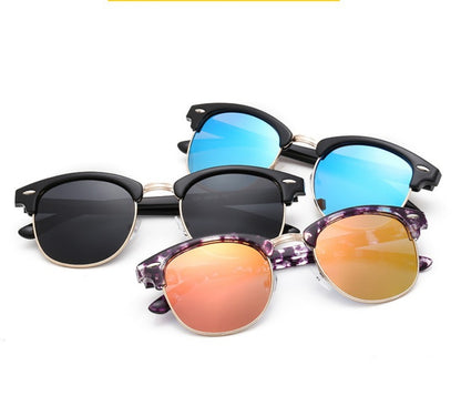 Polarized Stylish Sunglasses Mirrored Finish