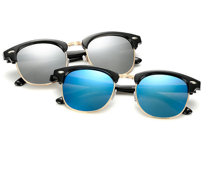 Polarized Stylish Sunglasses Mirrored Finish