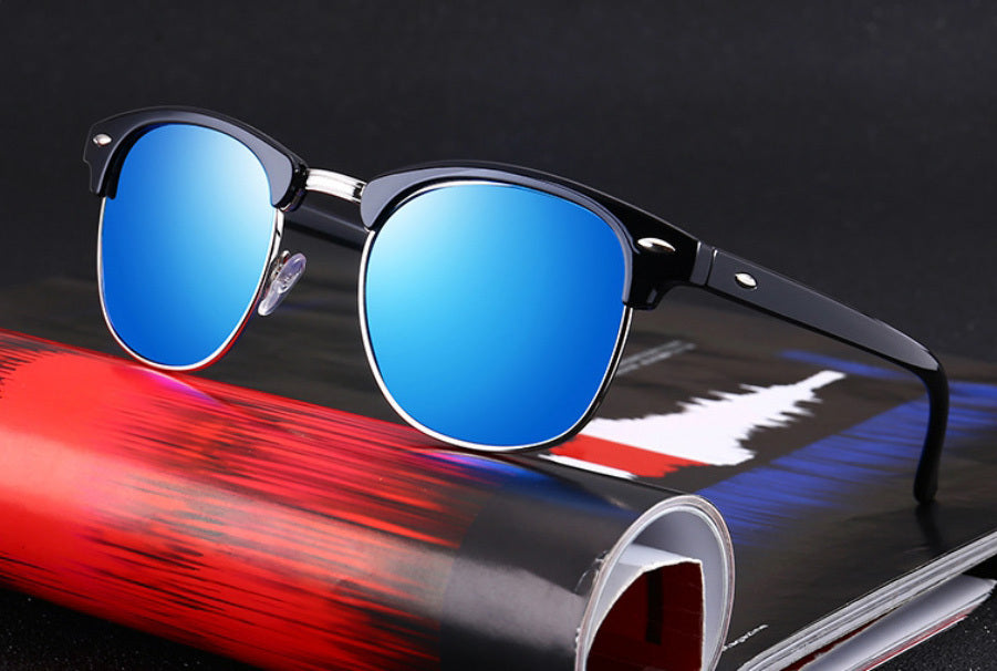 Polarized Stylish Sunglasses Mirrored Finish