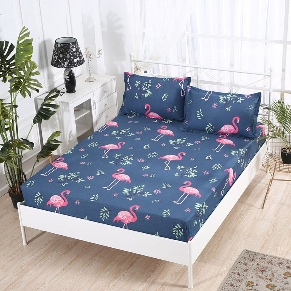 Flamingo Bedding Fitted Sheet - Queen Size 150cm