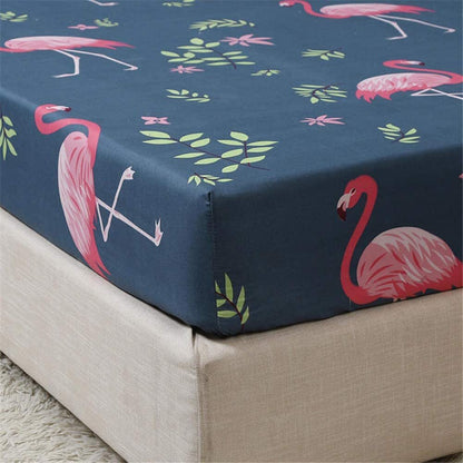 Flamingo Bedding Fitted Sheet - Queen Size 150cm