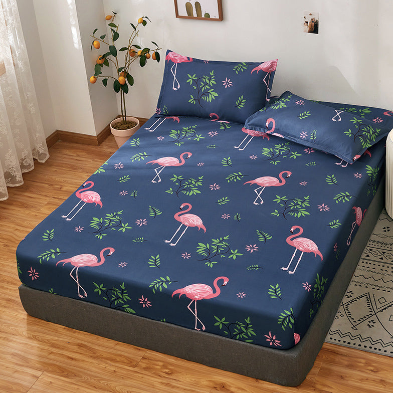 Flamingo Bedding Fitted Sheet - Queen Size 150cm