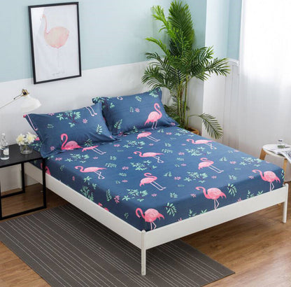 Flamingo Bedding Fitted Sheet - Queen Size 150cm