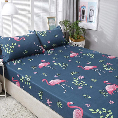 Flamingo Bedding Fitted Sheet - Queen Size 150cm