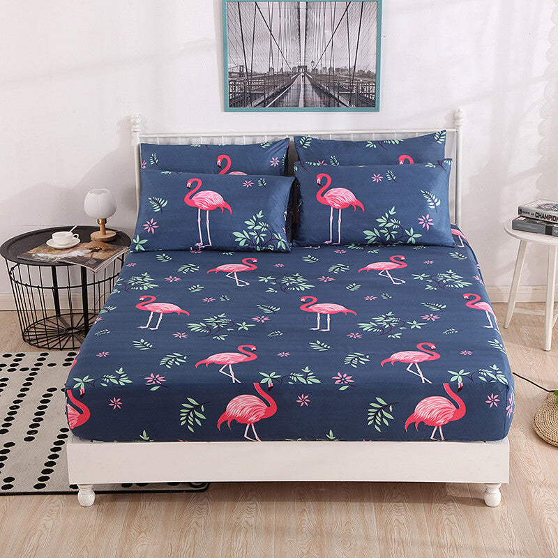 Flamingo Bedding Fitted Sheet - Queen Size 150cm