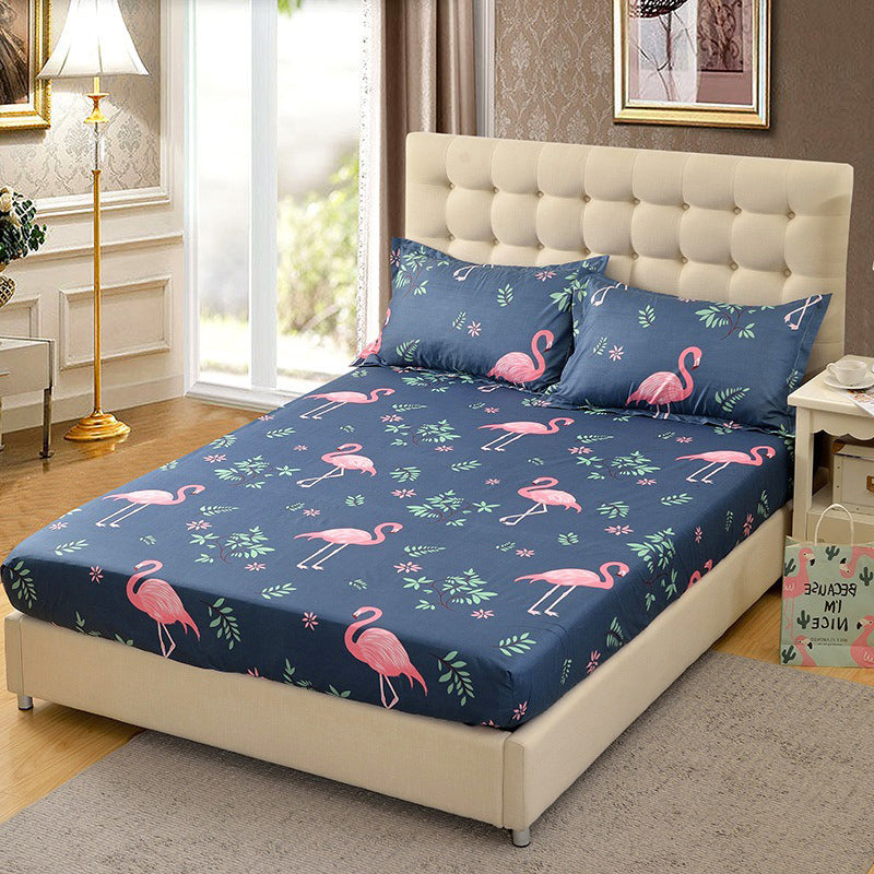 Flamingo Bedding Fitted Sheet - Queen Size 150cm