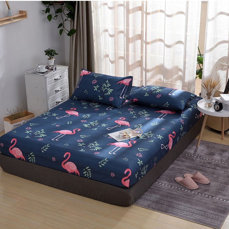 Flamingo Bedding Fitted Sheet - Queen Size 150cm