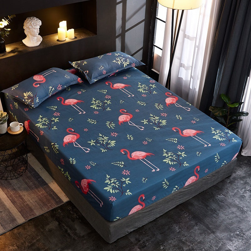 Flamingo Bedding Fitted Sheet - Queen Size 150cm