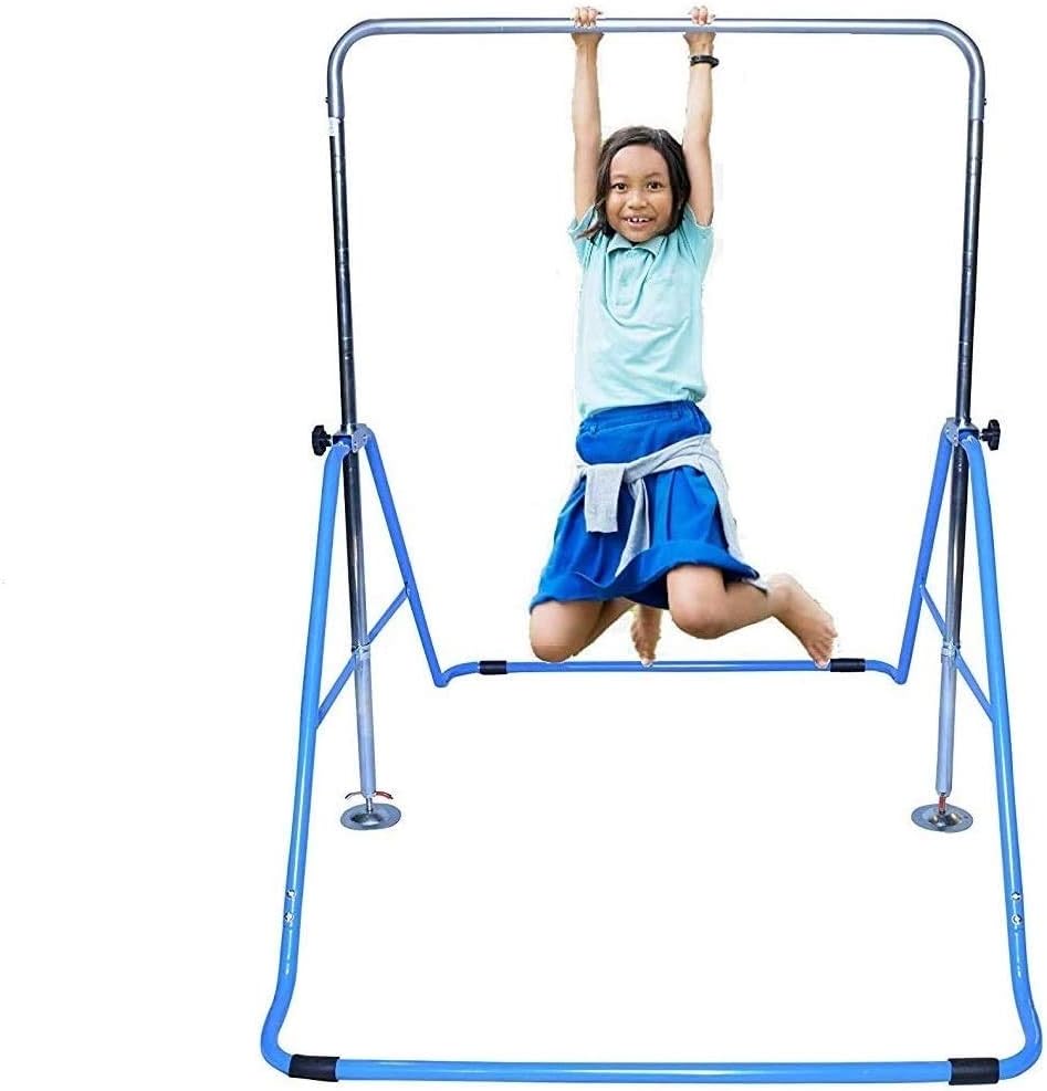 Gymnastics Training Bar Kids Gym Adjustable Horizontal Pull Up Station