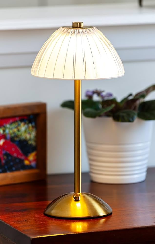 Luxe Crystal Touch Sensor Table Lamp Rechargeable LED Cordless Dimmable Light