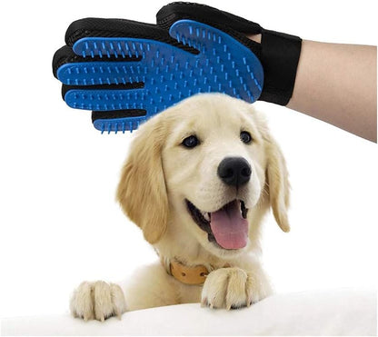 Magic Pet Grooming Glove Gentle Deshedding Cat Dog Hair Remover Brush