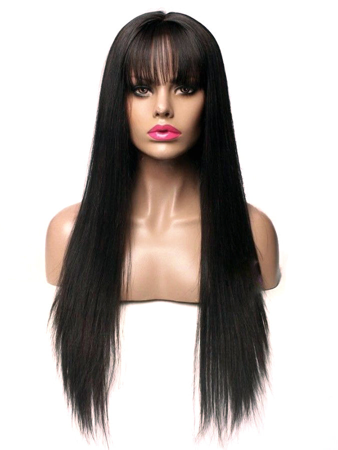 Black Long Straight Hair Wig