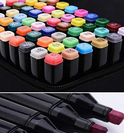 80 PC Drawing Colour Markers Pens Set