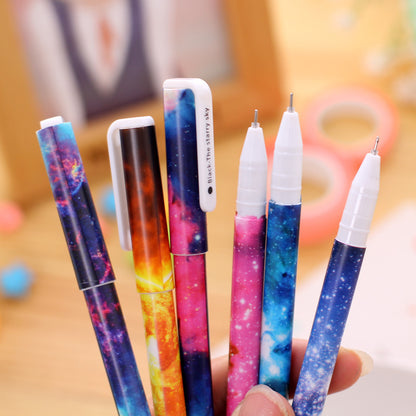 10 Pack Galaxy Colourful Gel Ballpoint Pens Set