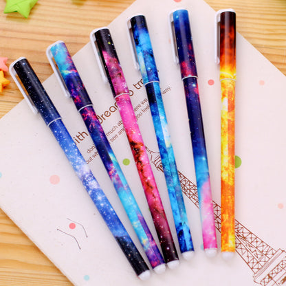 10 Pack Galaxy Colourful Gel Ballpoint Pens Set