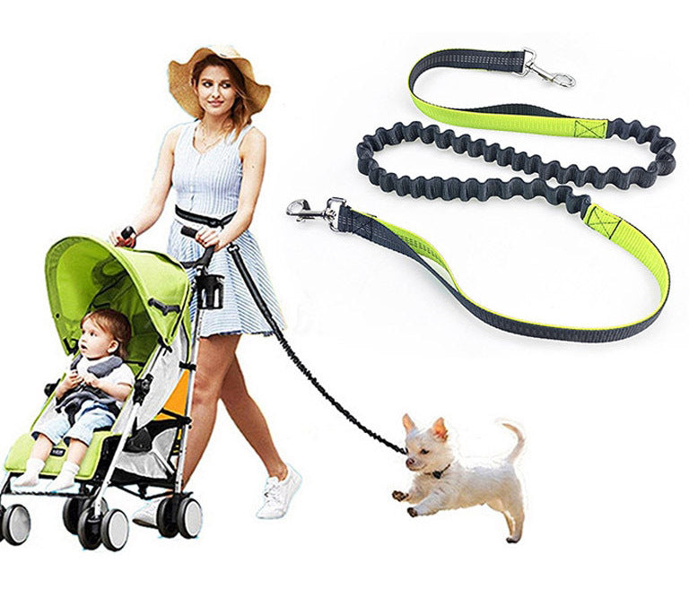 Dog Leash Hand Free Running Bungee Dog Lead