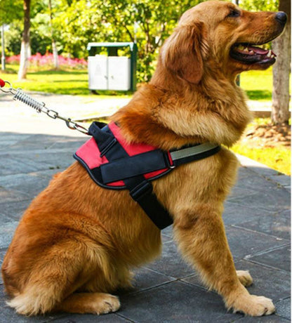 Large Dog Harness No-Pull Reflective Adjustable Pet Vest (Size L)