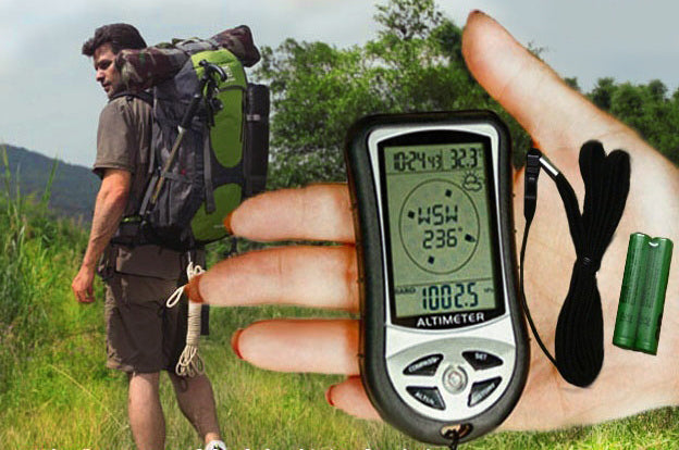 8 In 1 Digital Altimeter / Compass / Barometer / Clock & Weather Station