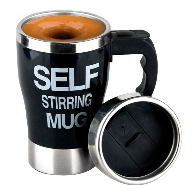 Self Stirring Mug Automatic Stainless Steel Drink Bottle Coffee Cup